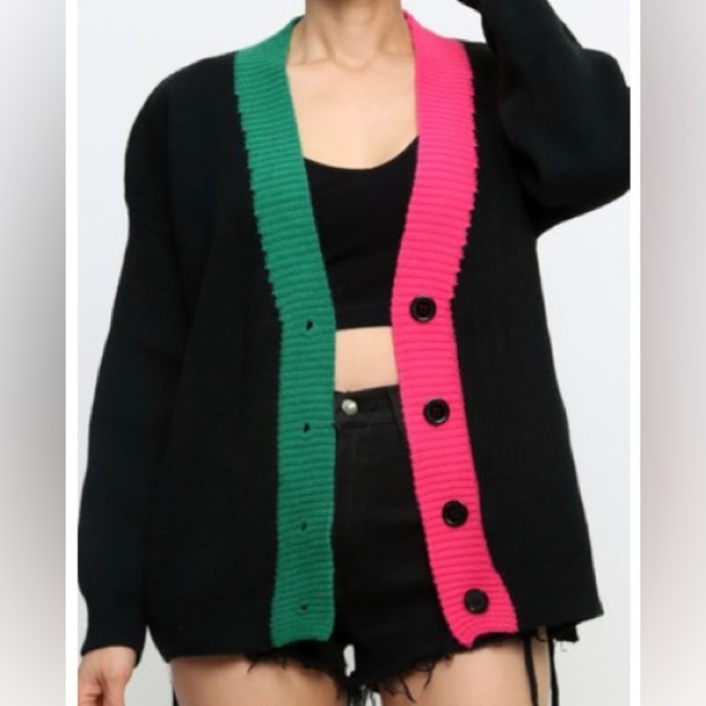 Oversized Cardigan Sweater